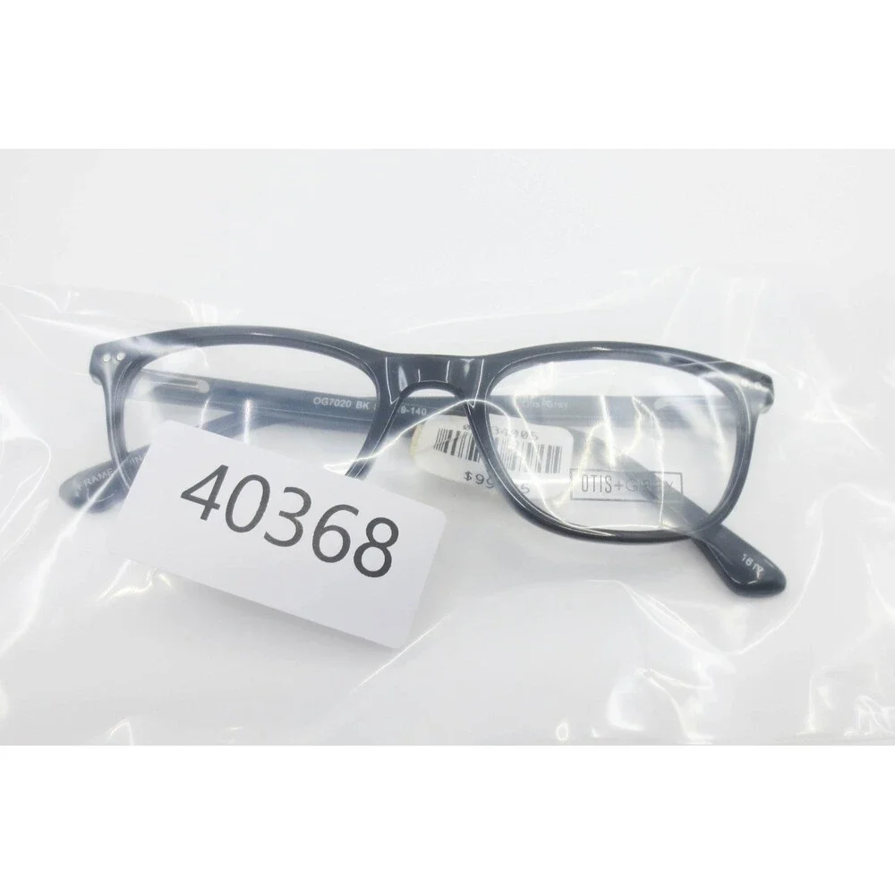 Otis + Grey OG7020 BK 50-19-140 Black Rectangular Eyeglasses Frames Womens Trend